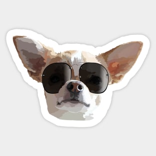 Chilled Chihuahua Sticker